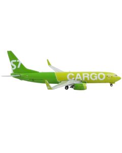 GeminiJets S7 Airlines Cargo Boeing 737-800BCF Green 1/400 Diecast Model - GJ2004