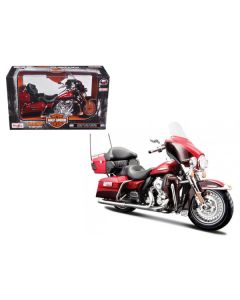 Maisto 2013 Harley Davidson FLHTK Electra Glide Ultra Limited - 1/12 Scale Red Diecast Motorcycle