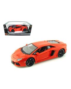 Bburago 2012 Lamborghini Aventador LP700-4 Orange 1/18 Diecast Model Car