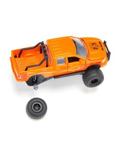 Siku Ram 1500 Lifted Pickup - Orange Flames, Balloon Tires - 1/50 Scale Diecast