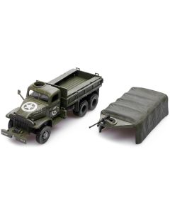 Legion 1/72 GMC CCKW 353 Truck with Mounted Gun - Olive Drab, US Army - LEG-12012LB