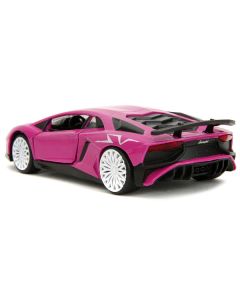 Jada Lamborghini Aventador SV Pink "Pink Slips" Series 1/32 Diecast Model Car