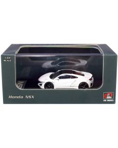 LCD Models 1/64 Honda NSX White with Carbon Top Diecast Car