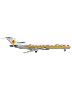 GeminiJets Boeing 727-200 National Airlines (White/Yellow/Orange) 1/400 Diecast Model Airplane