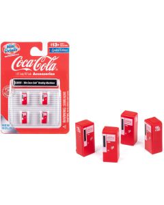 Classic Metal Works 1960's Coca-Cola Vending Machine Set - 4 Piece Mini Metals HO Scale Model