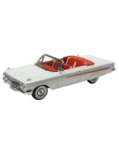 Goldvarg Collection 1961 Chevy Impala Convertible - White/Red Interior - 1:43 Scale - Limited Edition (240 Worldwide)