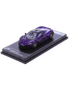 PosterCars McLaren P1: Lantana Purple Metallic & Black Top - 1/64 Diecast Hypercar