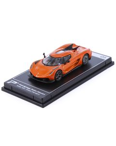 Koenigsegg Jesko Absolut (Sweet Mandarin Orange Metallic) 1/64 Diecast Model Car - PosterCars 'Hypercar League' Collection