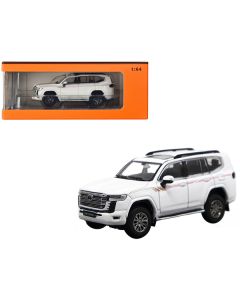 GCD Toyota Land Cruiser 300 - White with Graphics 1/64 Diecast Model