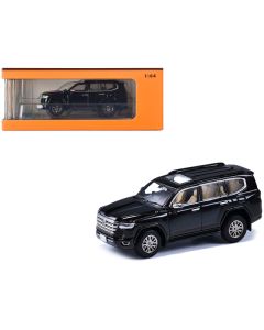 GCD Toyota Land Cruiser 300 Black 1/64 Diecast Model Car - Showcase Edition