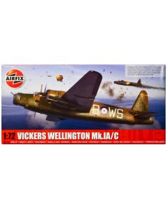 Airfix Vickers Wellington Mk.IA/C Bomber 1/72 Scale Model Kit - A08019A