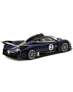 Tarmac Works Pagani Huayra R #2: Blu Avio Blue Metallic, 1/64 Scale Diecast - Global64 Series