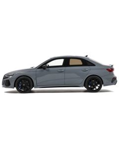 GT Spirit 2022 Audi RS 3 Performance Edition (Nardo Gray) 1/18 Scale Resin Model Car - GT885