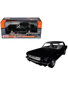 Motormax 1964 1/2 Ford Mustang Black 1/24 Scale Diecast Model Car