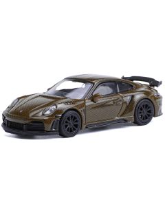 Pop Race 992 Stinger GTR - Brown Carbon - 1/64 Diecast Model Car