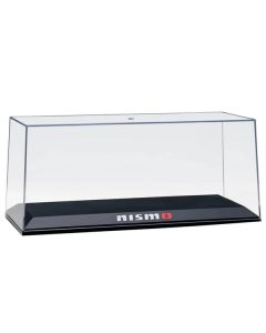Autoart Nismo Display Case - 1/18 to 1/24 Scale Model Cars - Black Base - 14x6x6 Inches