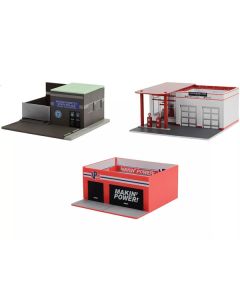 Greenlight 57100SET 'Mechanic's Corner' Series 10 Diorama Set - 1/64 Scale, 7x7x3 Inches