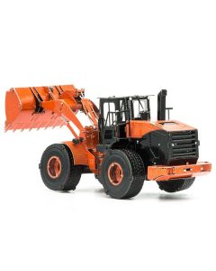Metal Earth Wheel Loader Model Kit - Orange & Black - 3.62" Long - Challenging Build