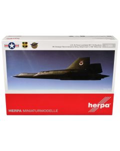 Herpa Lockheed SR-71A Blackbird - 9th SRW Det 4 RAF Mildenhall - 1/200 Diecast Model
