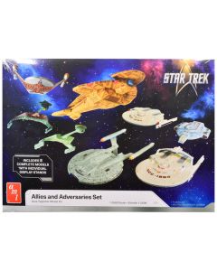 AMT Star Trek Allies & Adversaries 1/2500 Scale Model Kit - 8 Ship Set