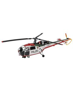 Herpa 1/72 Aerospatiale Alouette III - North Rhine-Westphalia Police Helicopter (D-HEFT) Diecast Model
