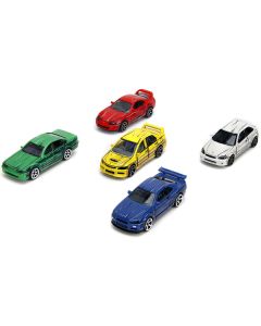 Majorette Japan Series 5-Piece Diecast Car Set - 1/64 Scale