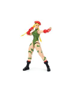 Jada Toys Ultra Street Fighter II Cammy 6" Action Figure - Fully Articulated with Accessories