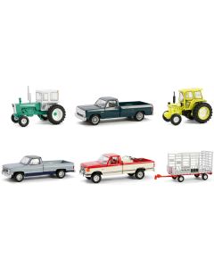 Greenlight 'Down on the Farm' Series Release 9 - Set of 6 Diecast 1/64 Scale Models (MPN: 48090SET)
