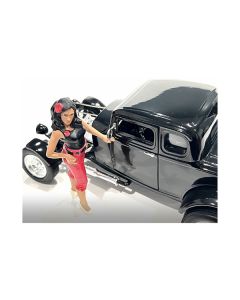 American Diorama 76343 - "Carroll" Pin-Up Girl Figure - 1/18 Scale Model - 4 Inches Tall