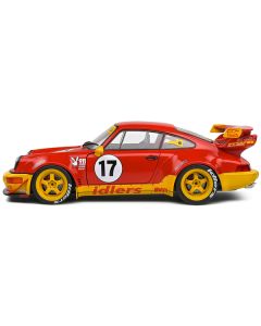 Solido 2016 RWB Bodykit #17 "Maty’s Idlers" - Red & Yellow Graphics, 1:18 Diecast Car