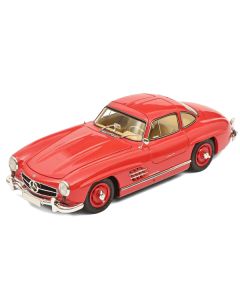Schuco Mercedes-Benz 300 SL Gullwing Coupe Red 1:18 Diecast Model Car - Authentic Replica