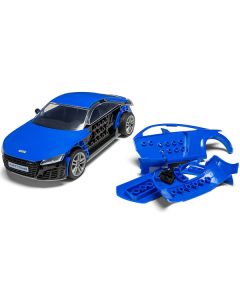 Airfix Quickbuild Audi TT Coupe - Blue - Snap Together Model Kit (7" Length)