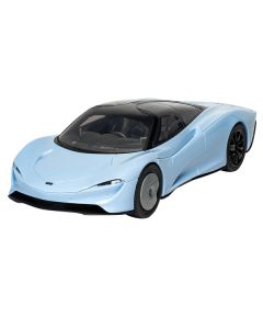 Airfix Quickbuild McLaren Speedtail Model Kit - Light Blue/Black (7.25" Length)