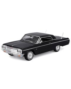 Maisto 1964 Chevrolet Impala SS Black 1/26 Scale Diecast Model Car