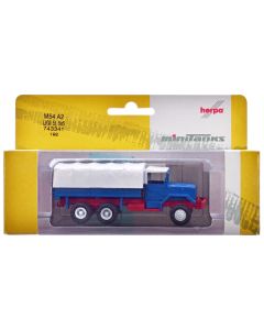 Promotex Am General M54 6x6 Truck - Blue/White - HO Scale (1/87)