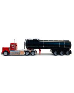 Promotex Kenworth W-900 Red Asphalt Tanker Trailer - HO Scale (1/87)