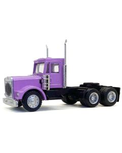 Promotex Kenworth W900 Short Day Cab - Purple (HO Scale) - 3" Plastic Model