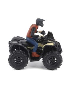 Can-Am Renegade X MR 1000R ATV Desert Tan 1/32 Diecast Model with Removable Driver