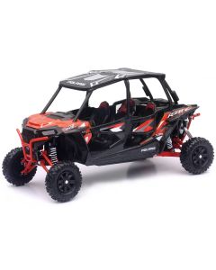 New Ray Polaris RZR XP 4 Turbo EPS Sport UTV Diecast Model - Spectra Orange, 1/18 Scale