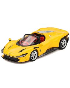 BBR Ferrari Daytona SP3 - Giallo Modena Yellow/Red Interior - 1/64 Diecast Model